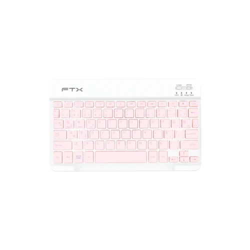 Teclado Bluetooth FTXB09 Esp/Rosa