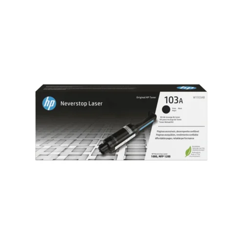 Toner HP 103A negro W1103A 1000/Mfp 1200 Recarga Never Stop