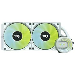 Water Cooler para Procesador Aigo AC VER.2 240 ARGB 240MM - Blanco