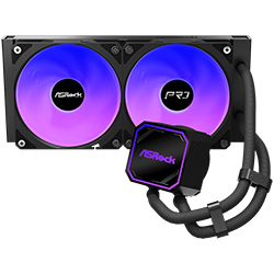Water Cooler para Procesador ASRock Pro 240 ARGB 240MM - Negro (90-APRA24-BAAGA6)