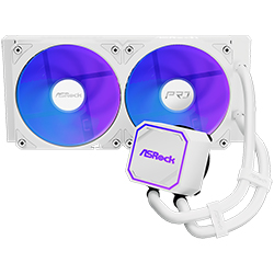 Water Cooler para Procesador ASRock Pro White 240 ARGB 240MM - Blanco (90-APRA24-WAAGA6)