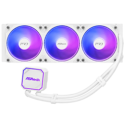 Water Cooler para Procesador ASRock Pro White 360 ARGB 360MM - Blanco (90-APRA36-WAAGA6)