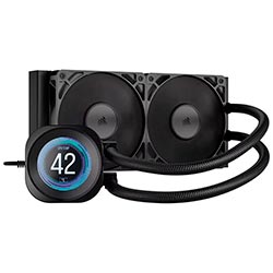 Water Cooler para Procesador Corsair Nautilus 240 RS LCD 240MM - Negro (CW-9061031-WW)