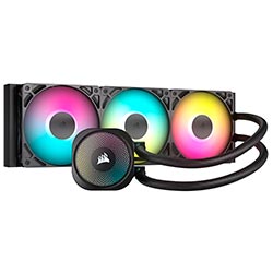 Water Cooler para Procesador Corsair Nautilus 360 RS ARGB 360MM - Negro (CW-9060093-WW)