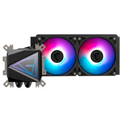 Water Cooler para Procesador MSI Mag Coreliquid I240 Intel 1150-1200 AMD AM5-AM4 ARGB 240MM - Negro